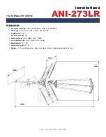 Предварительный просмотр 1 страницы AVI-AV ANI-273LR Instruction Manual