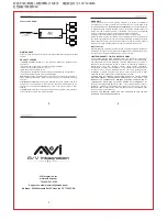 Preview for 2 page of AVI AVISP4K116 User Manual