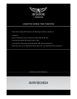 Предварительный просмотр 5 страницы Aviator AVW5839G4 User Manual