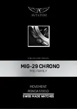 Aviator MIG-29 CHRONO User Manual preview