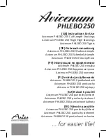 Preview for 1 page of Avicenum PHLEBO 250 Instructions For Use Manual