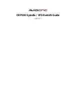 Avid CNC CRP500 Retrofit Manual предпросмотр