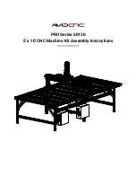 Предварительный просмотр 1 страницы Avid CNC PRO 60120 Series Assembly Instructions Manual