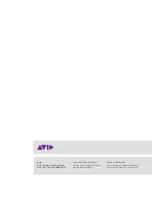 Предварительный просмотр 18 страницы Avid Technology 9320-62787-00 User Manual