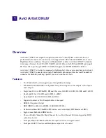 Preview for 7 page of Avid Technology Artist DNxIV Installation And Operation Manual