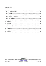 Предварительный просмотр 3 страницы Avid Technology EaziCal II Operating Manual