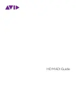 Avid Technology HD MADI Manual preview