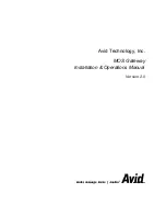 Preview for 1 page of Avid Technology iNEWS Installation & Operation Manual