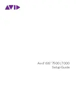 Preview for 1 page of Avid Technology Isis 7000 Setup Manual