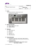 Preview for 1 page of Avid Technology KeyRig 25 Testing