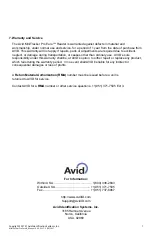 Preview for 7 page of Avid Technology MiniTracker Pro Euro B User Manual