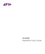 Avid Technology MobilePre User Manual preview