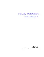 Предварительный просмотр 1 страницы Avid Technology SR2400 Setup Manual