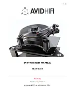 AvidHiFi Naim Slide Instruction Manual preview