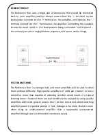 Preview for 5 page of AvidHiFi REFERENCE FOUR LOUDSPEAKER User Manual