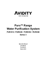 Avidity Science Puro 3 Series Operation Manual preview