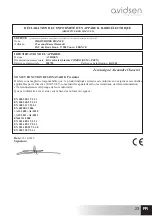 Предварительный просмотр 23 страницы Avidsen 100720 Manual