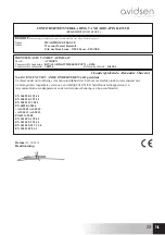 Предварительный просмотр 71 страницы Avidsen 100720 Manual