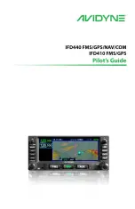 Avidyne IFD410 FMS/GPS Pilot'S Manual preview