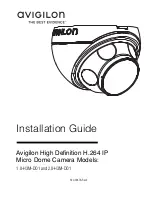 Предварительный просмотр 1 страницы Avigilon 1.0-H3M-DO1 Installation Manual