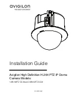 Avigilon 1.0W-H3PTZ-DC20 Installation Manual preview