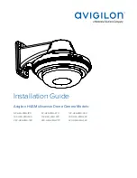 Preview for 1 page of Avigilon 12C-H4A-4MH-360 Installation Manual