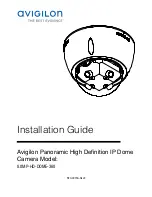 Avigilon 8.0MP-HD-DOME-180 Installation Manual предпросмотр