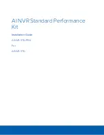 Предварительный просмотр 1 страницы Avigilon AI NVR Standard Performance Kit Installation Manual