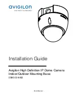 Avigilon DOME-OD-BASE Installation Manual предпросмотр