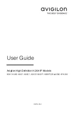 Preview for 1 page of Avigilon ENC-4P-H264 User Manual