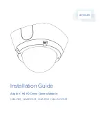 Preview for 1 page of Avigilon H4A-DO1 Installation Manual