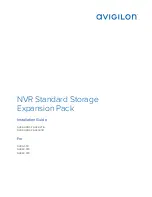 Avigilon NVR4-HDDS-PACK-16TB Installation Manual preview