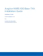 Avigilon NVR5-10GBASET-A1 Installation Manual preview