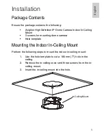 Предварительный просмотр 2 страницы AVIGLION DOME-IND-CEL Installation Manual