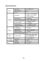 Preview for 16 page of Avio AV3233 Instruction Manual