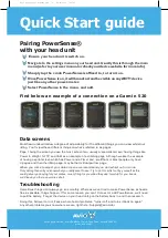 Preview for 1 page of Avio PowerSense Quick Start Manual