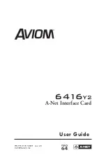 Aviom 6416 Y2 User Manual предпросмотр