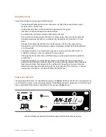 Предварительный просмотр 22 страницы Aviom AN-16/i v.2 User Manual