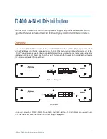 Предварительный просмотр 16 страницы Aviom D400-Dante User Manual