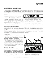 Предварительный просмотр 1 страницы Aviom MT-X User Manual