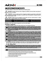 Preview for 4 page of Avionix AV-TH9B Instruction Manual