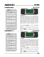 Preview for 21 page of Avionix AV-TH9B Instruction Manual