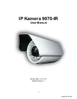 Aviosys IP Kamera 9070-IR User Manual предпросмотр