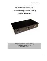 Aviosys IP Power 9258+Ping User Manual предпросмотр