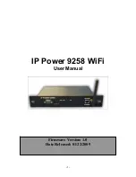 Aviosys IP Power 9258 WiFi User Manual preview