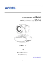 Preview for 1 page of Avipas AV-1250 User Manual