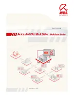 AVIRA AntiVir MailGate User Manual предпросмотр