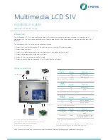 Предварительный просмотр 1 страницы AVIRE E-Motive S1V Installation Manual