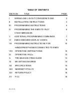 Предварительный просмотр 4 страницы AVIRE Janus Call Director EMS5 Installation Instructions Manual