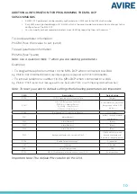 Preview for 11 page of AVIRE MRL DCP Installation Manual
